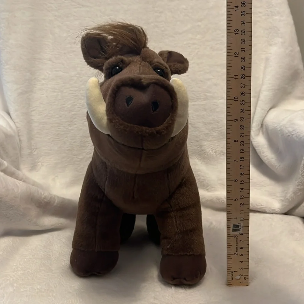 Build A Bear Plush Pumbaa From Disney’s The Lion King Stuffed Animal